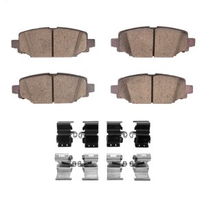 Jeep Wrangler Brake Pads - Rear - R1 Concepts - Optimum OE - `18-`25